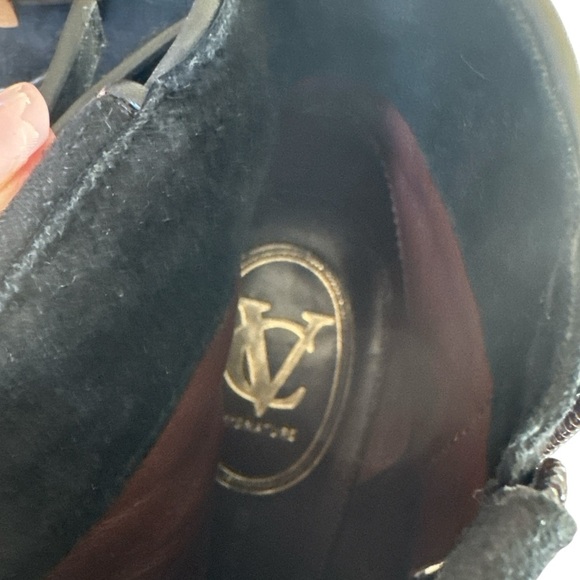 Vince Camuto Women’s Size 9M Stiletto Black Suede Ankle Booties Vi-Evalina w/box - Picture 10 of 10